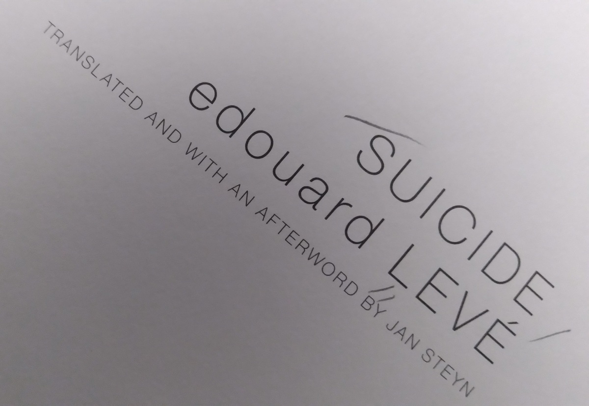 Review: Suicide by Édouard Levé